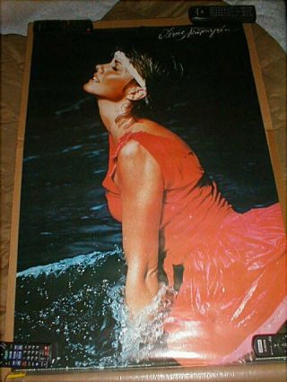 Vintage 1982 Large 36 " X 24 " Olivia Newton John Physical Rolled Poster