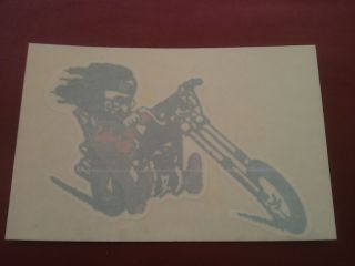 Grateful Dead Jerry Garcia On Motorcycle 6 " X4 " Window Sticker Decal
