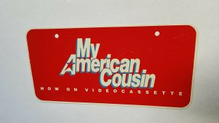Rare 1985 My American Cousin Movie Promo License Plate - British Columbia 1959
