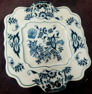 Vintage Blue Danube Onion Pattern 10  Serving Platter (rectangle Japan Logo)
