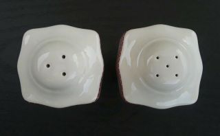 Johnson Bros England Old Britain Castles Pink Salt And Pepper Shakers 3