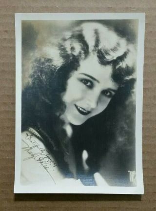 Mary Philbin (actress) Signed Promo Photo,  Vintage 1927