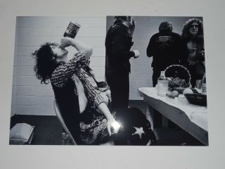 Led Zeppelin Jimmy Page With Jack Daniels,  Plant 1975 Usa Tour Poster 19 " X13 "
