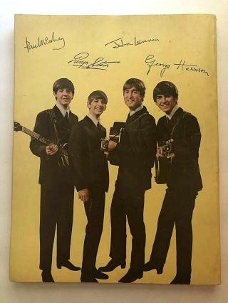 Vintage 1964 THE BEATLES Official Coloring Book w/ Actual B&W Photographs 2