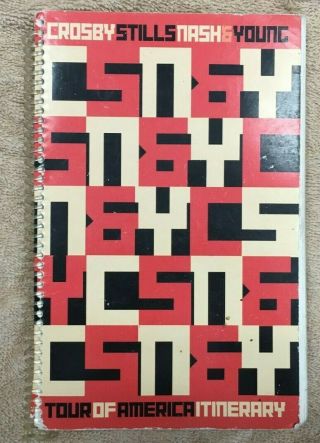 Crosby,  Stills,  Nash & Young - 2000 Csny2k Tour Itinerary Book