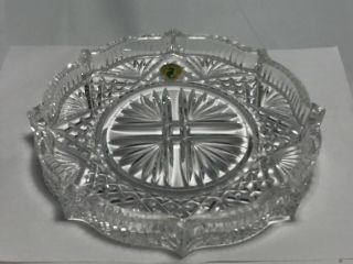 Waterford Crystal Candy Dish Pointed Star Burst Design 8 "