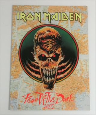 Iron Maiden Fear Of The Dark 1992 Japan Tour Concert Program Book