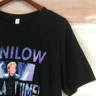 Barry Manilow One Last Time 2016 Tour Concert T - Shirt black women ' s Size Large 3