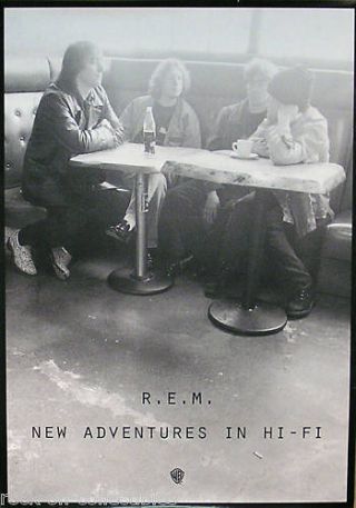 R.  E.  M.  1996 Adventures In Hi - Fi Uk Promo Poster