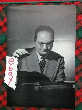 Circa 1949 Andor Foldes Carnegie Hall Flyer York City Box D Handbill Vgc