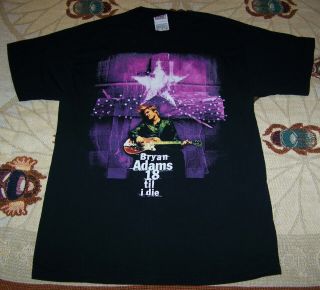 Nos Vintage 1997 Bryan Adams 18 Til I Die Concert Tour Shirt Sz L