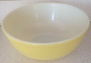 Vintage Pyrex Yellow Mixing/nesting Bowl Primary Colors 4 Quart 404