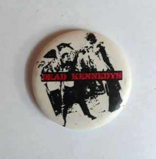 Dead Kennedys Vintage Punk Rock Pinback Pin Button