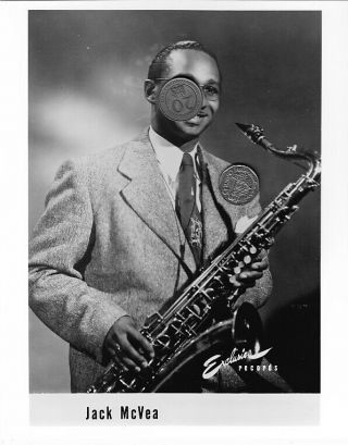 Jack Mcvea Musician Publicity Promo 8x10 Music Photo Picture R&b Jazz Blues