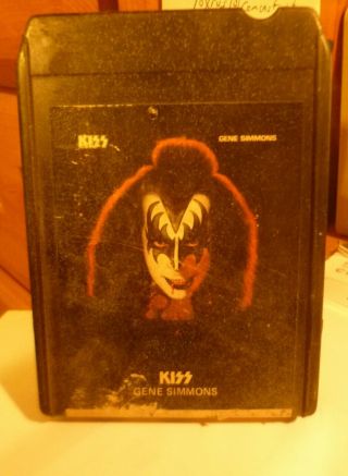 Kiss 8 - Track Tape - Gene Simmons 1978 Solo Album On 8 - Track Tape