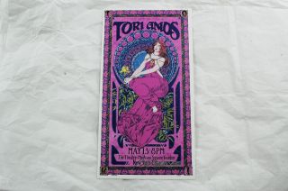 Tori Amos 1996 Dew Drop Inn Flyer Signed By Bob Masse 96 