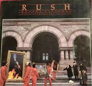 Rush - Moving Pictures Concert Tour Program Rock Memorabilia Rare Book