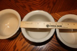 Home & Garden Party Stoneware Northwoods (3) Cereal Bowls Black Bear EXC 6