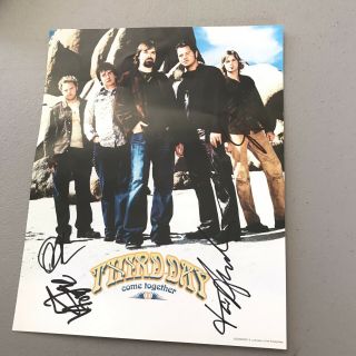 Third Day - Come Together Christian Rock Band Autographed Picture Card