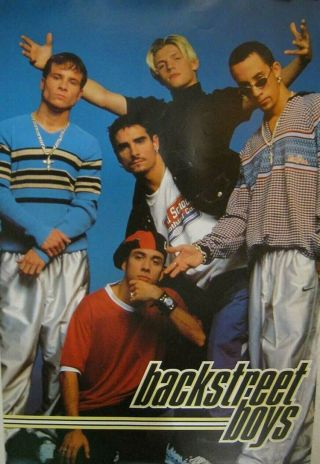 Music Poster Backstreet Boys Blue Classic 90 