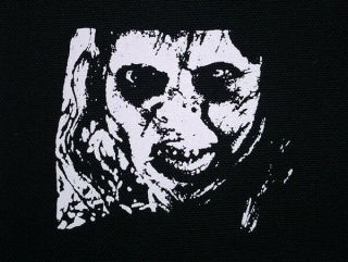 Patch - The Exorcist / Regan - Canvas Screen Print Horror Movie