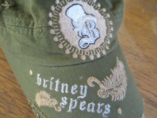 Britney Spears Distressed Circus Tour Baseball Cap Rare