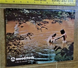 3 Days Of Peace And Music: Woodstock A Film By Michael Wadleigh ©1969 Promo Book