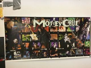 Motley Crue “generation Swine” 1997 Promo Poster