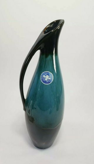 Vintage Mid Century Blue Mountain Pottery Vase Pitcher Bmp Canada In