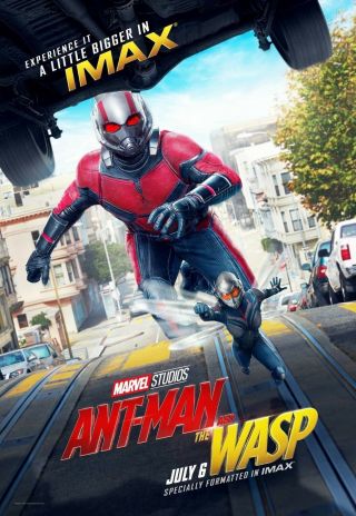 Ant - Man And The Wasp S/s 13 " X19 " Imax Movie Poster Paul Rudd Lilly