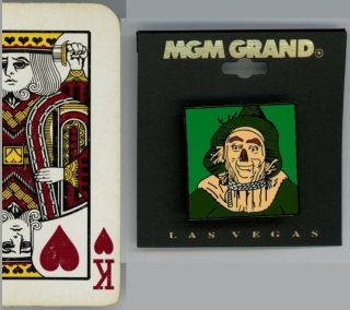 Wizard Of Oz Enamel Lapel Pin: Scarecrow,  From Mgm Grand,  Las Vegas