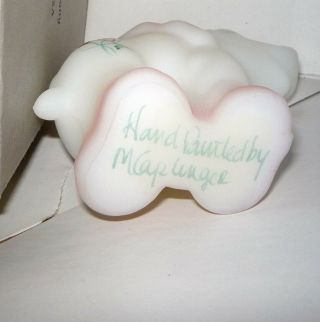 Fenton hand - painted ELEPHANT - with tags 4