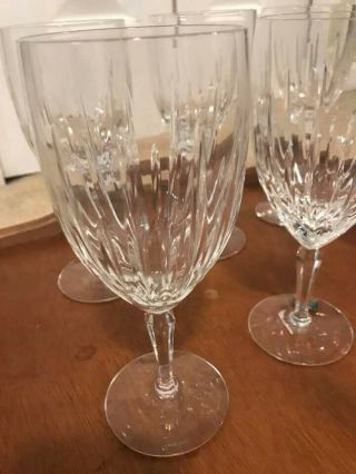 6 Lenox Crystal Clarity 7 3/4 " Water Goblets Or Large Wine Glasses
