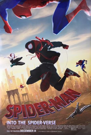 Spider - Man Into The Spider - Verse Movie Poster Mini Sheet Final 11x17