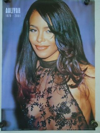 Aaliyah - Poster Aa861 Anabas / Exc.  Cond.  / 24x34 " Rare