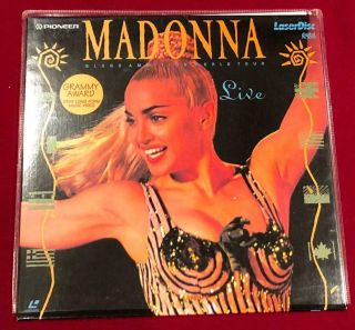 Madonna Blonde Ambition World Tour Live Concert Laserdisc 1990 German Import