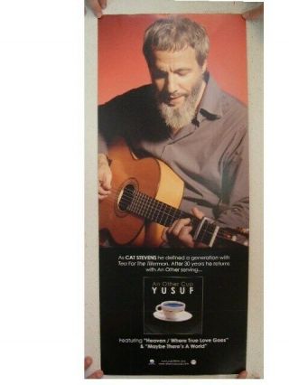 Yusuf 2 Sided Poster Another Cup Cat Stevens An Other