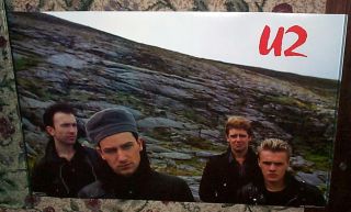 U2 Vintage Unforgettable Fire Group Poster