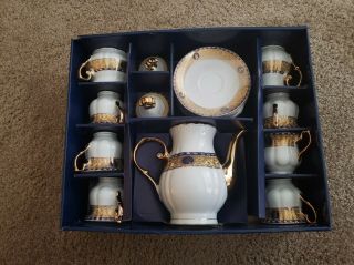 18 - Pc Porcelain Royal Tea Set