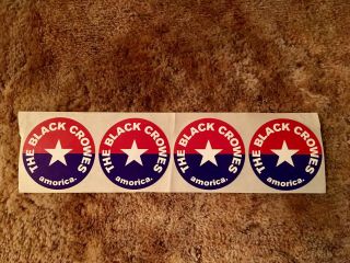 Black Crowes Amorica Promotional Stickers (4)