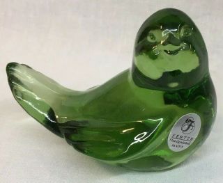 Fenton Art Glass Fern Green Song Bird For 2006