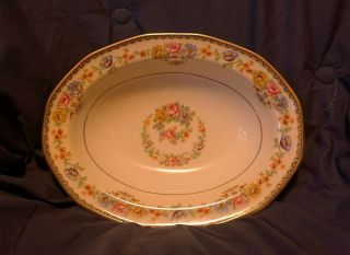 Theodore Haviland Cheverny 9 1/2 Inch Oval Vegetable Bowl