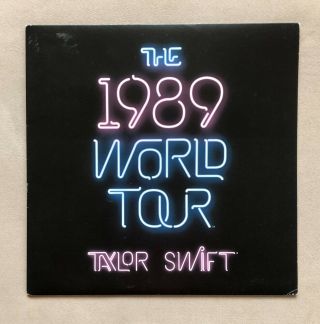 Taylor Swift The 1989 World Tour Vip 4 Lithograph Picture Set 12 " X 12 In Sleeve