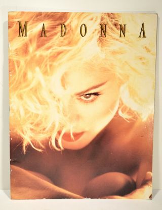 Madonna Blond Ambition Tour Book