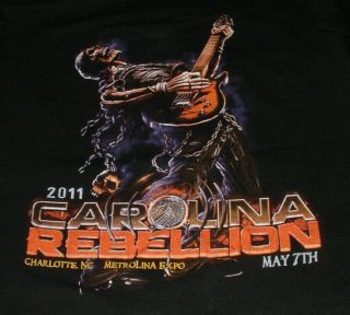 Carolina Rebellion T Shirt L 2011 Godsmack Stone Sour Alter Bridge