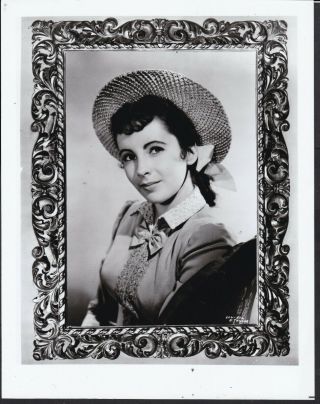 Elizabeth Taylor Face Closeup National Velvet Rr1950s Vintage Movie Photo 27005