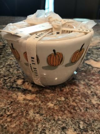 Rae Dunn Pumpkin Measuring Cups Halloween Fall Thanksgiving Set Of 4