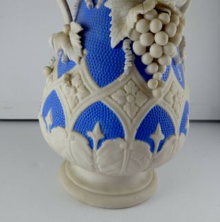 Antique Bennington Pottery Parian Porcelain Vase mid 19th century 4