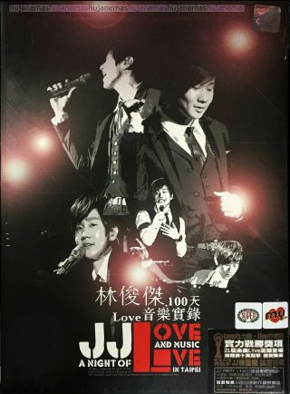 Jj Lin 林俊傑 A Night Of Love And Music In Taipei 100天love音樂實錄 Malaysia Booklet Dvd