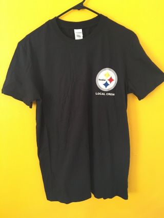Pearl Jam Vedder Steelers Local Crew Med T - Shirt (matches The Rare Guitar Pick)
